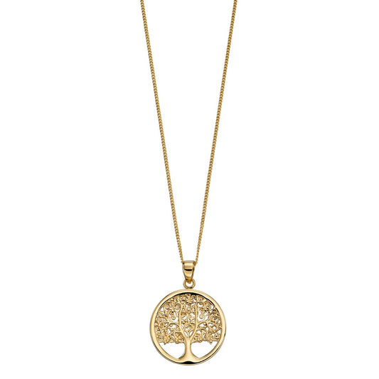 GP2150 9ct YG cut out tree of life pendant