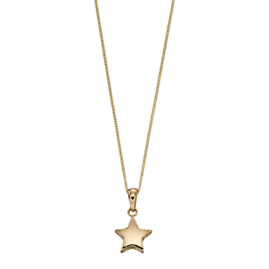 GP2262 9ct YG Star pendant