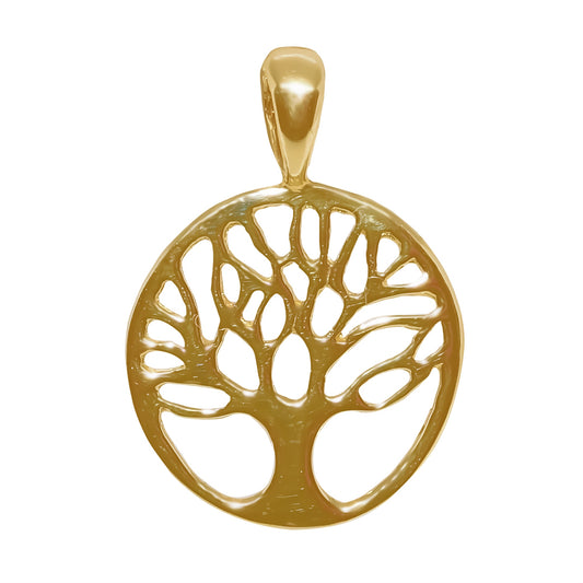 J40-9741 9ct YG Tree of Life Pendant