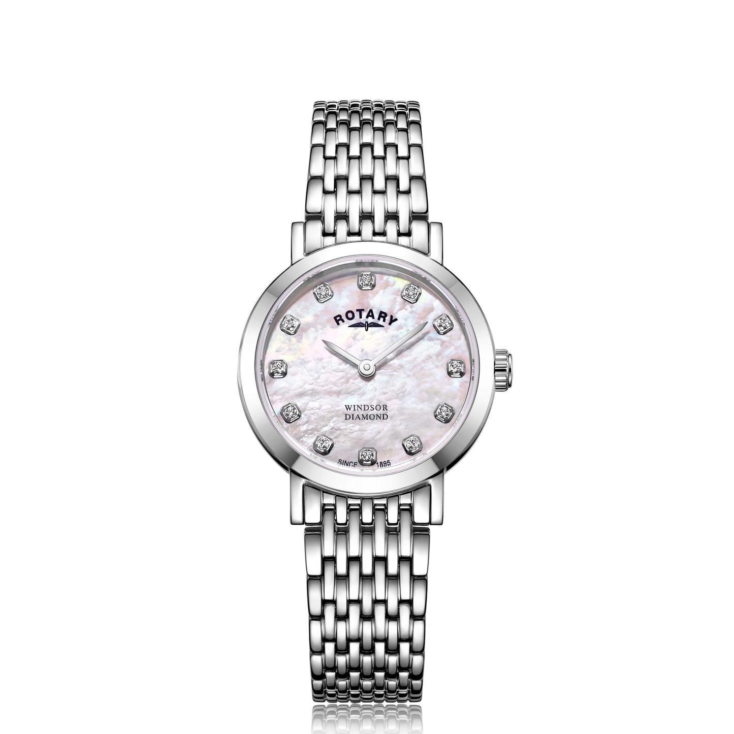Mother of Pearl and Diamond Windsor Watch