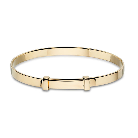 Flores - Silver Yellow Gold Plated Bangle