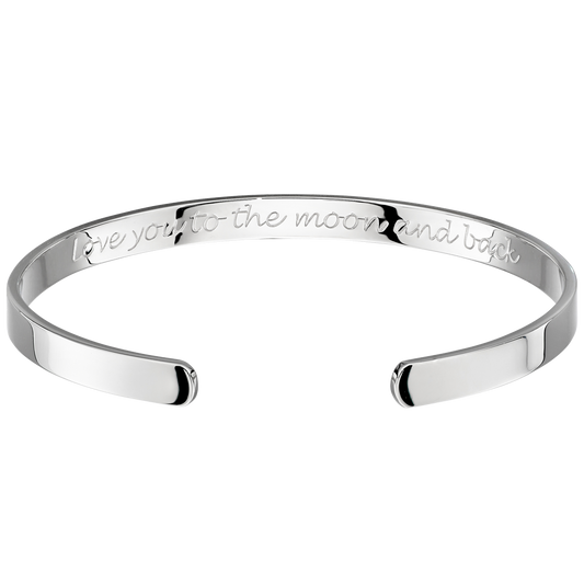 Neoma - Silver Moon Bangle