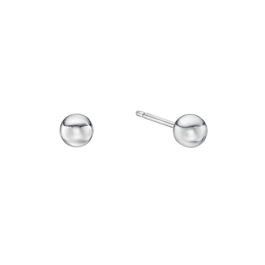 Carrie - Silver Ball Stud Earrings