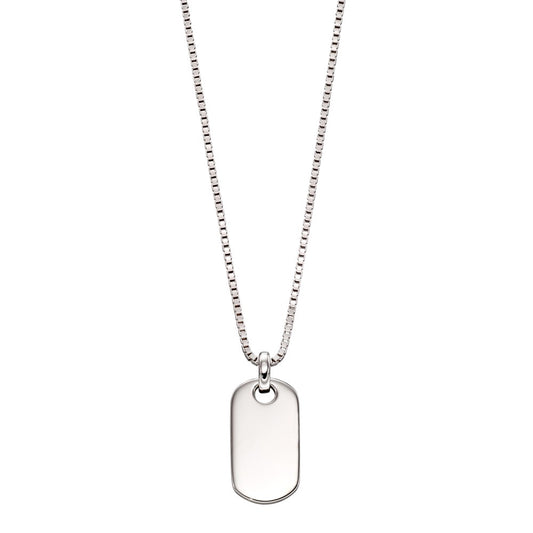 LSN0231 Oli- Sil boys tag necklace