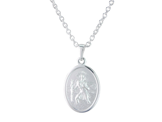 P30-8031 Sil Oval St Christopher Pend