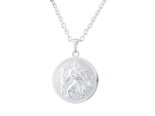 P30-8040 Sil Round St Christopher Travel Pend